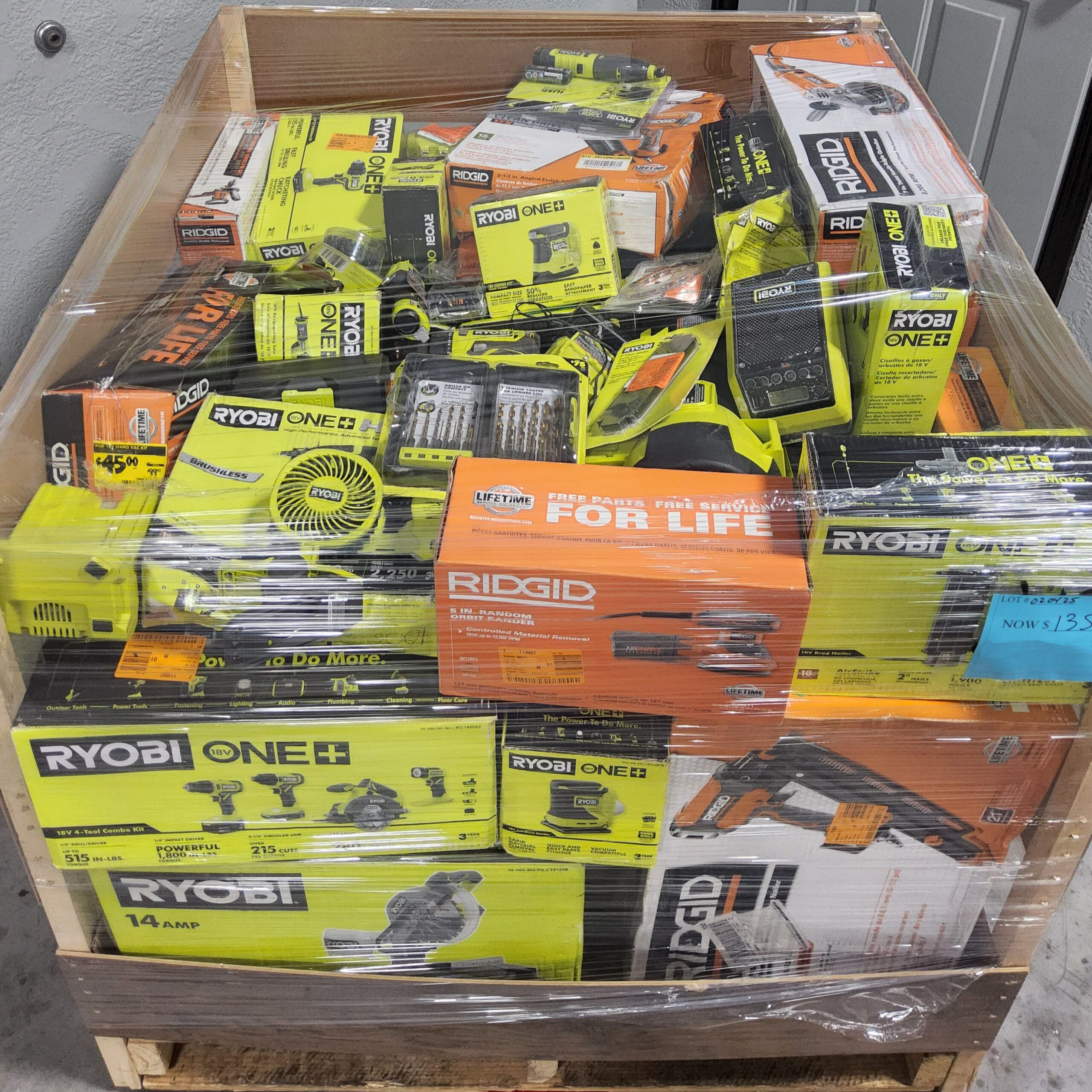 Mixed Tool Pallet – Lot 020425