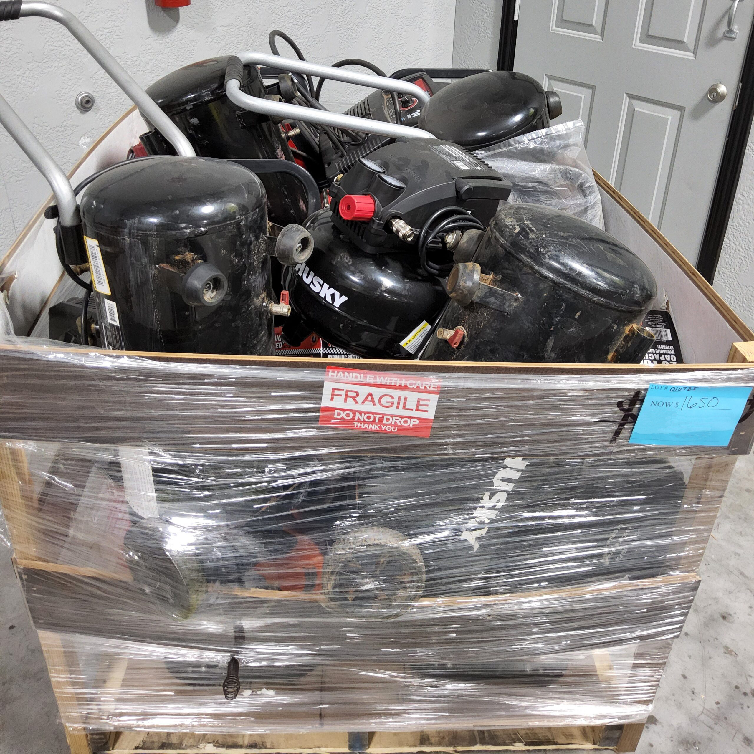 Compressor & Welder Pallet – Lot 010725