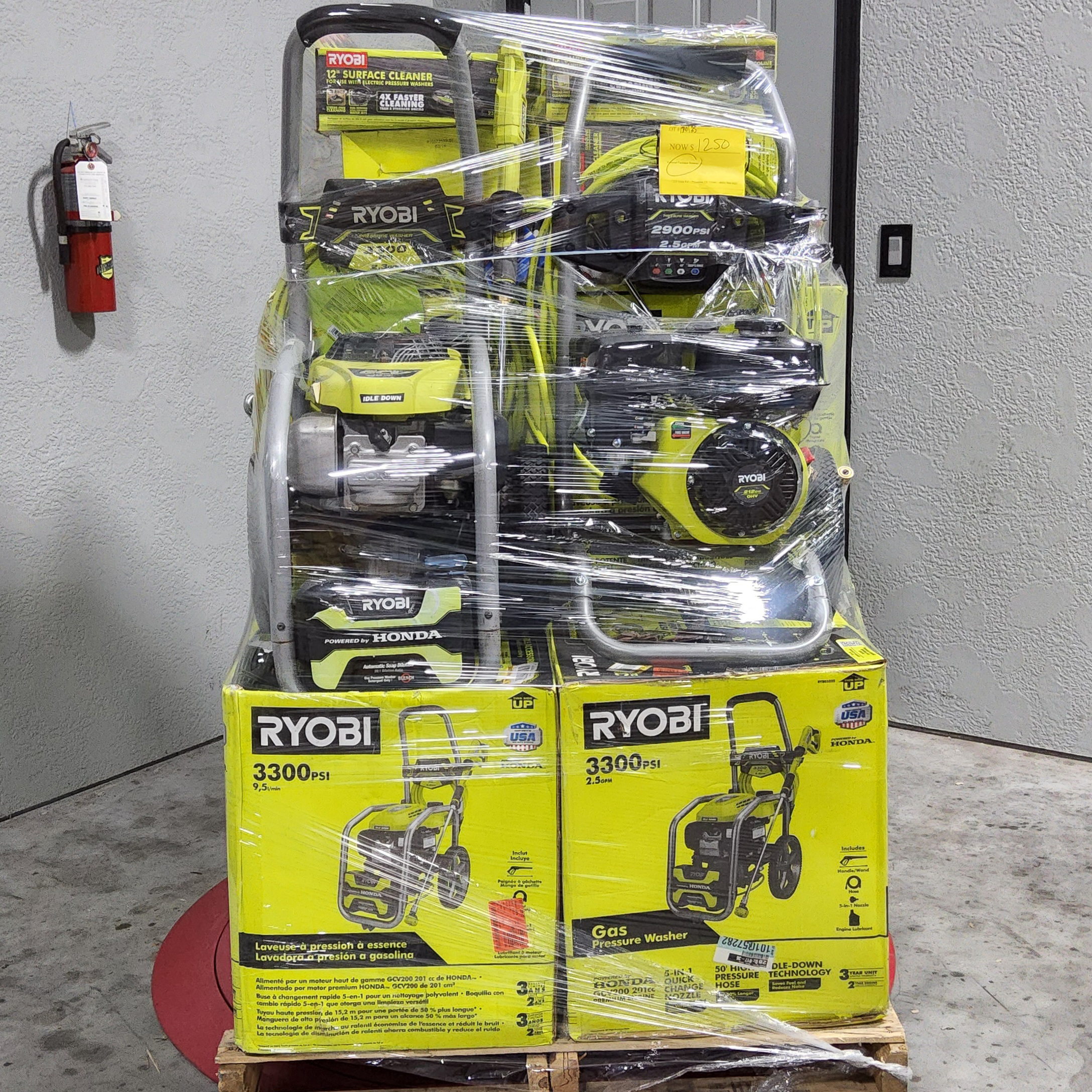Ryobi Pressure Washers Pallet – Lot 170125