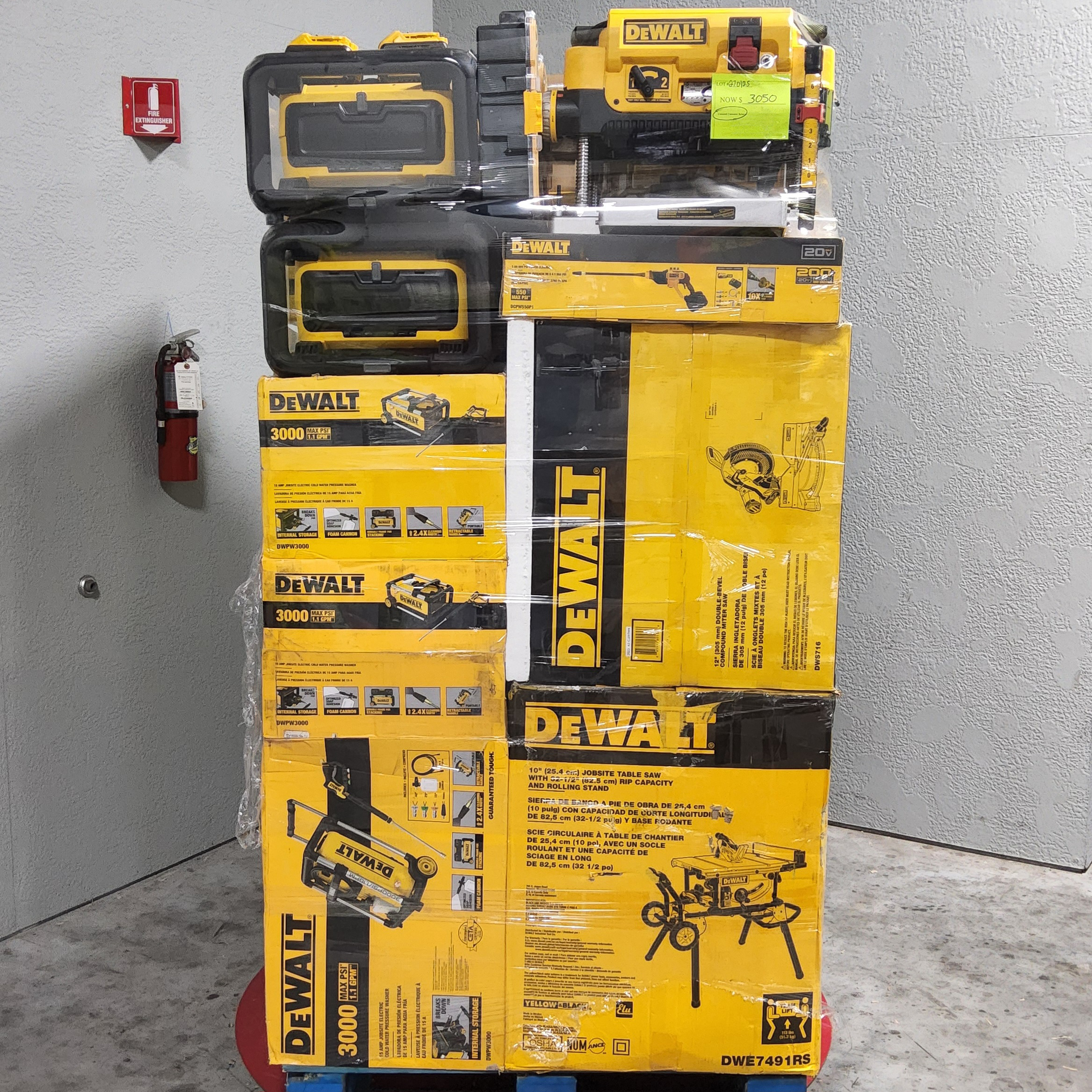 DeWalt Tool Pallet – Lot 270125