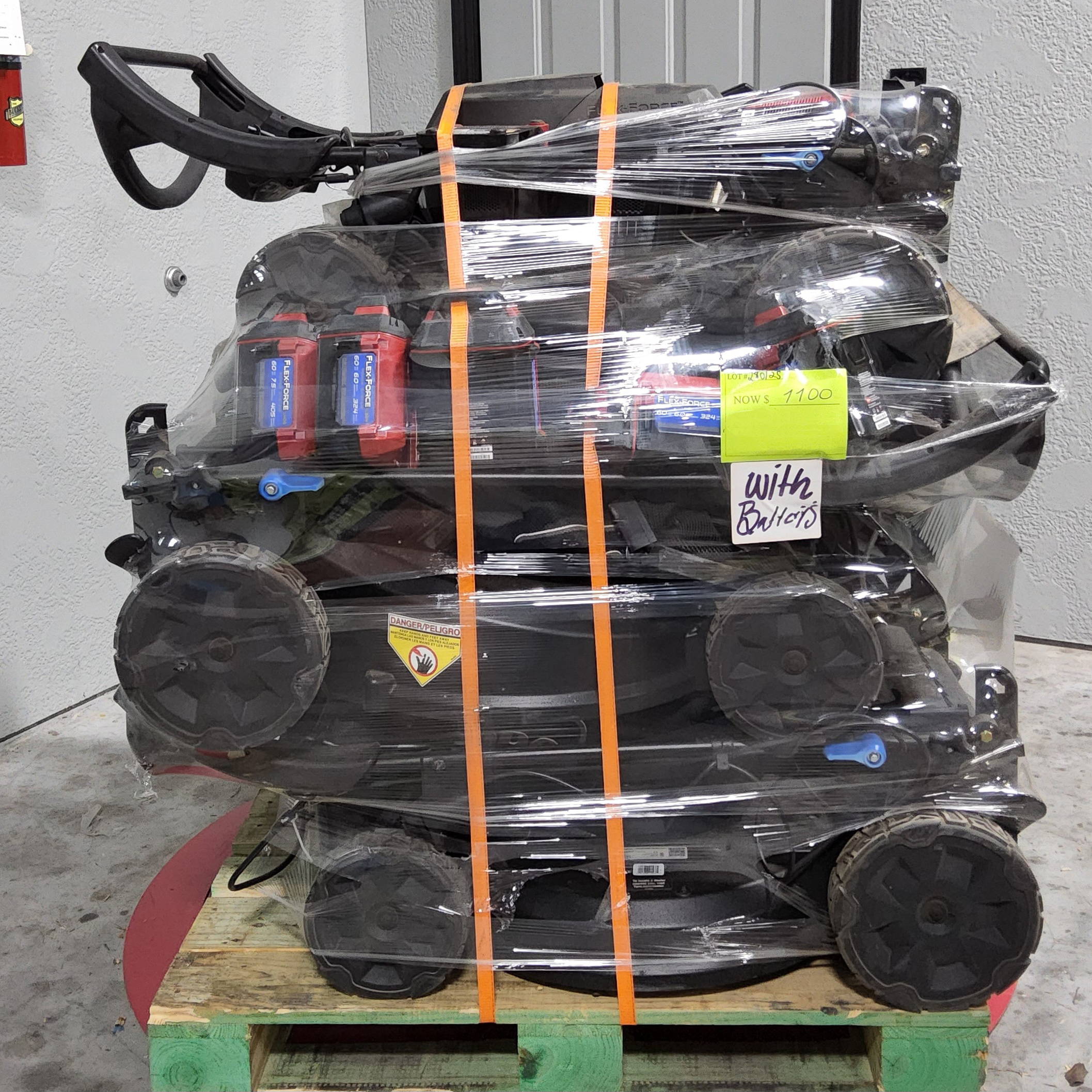 Toro 60v Mower Pallet – Lot 280125