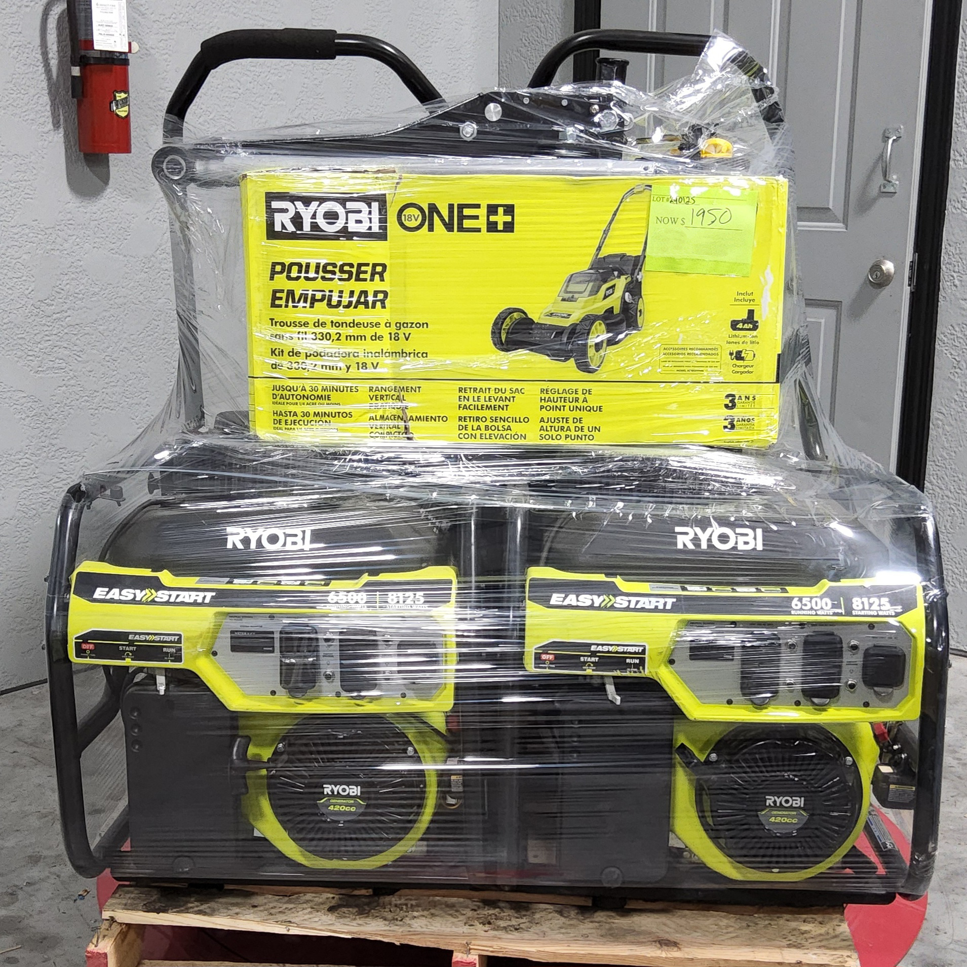 Generators & More Pallet – Lot 290125