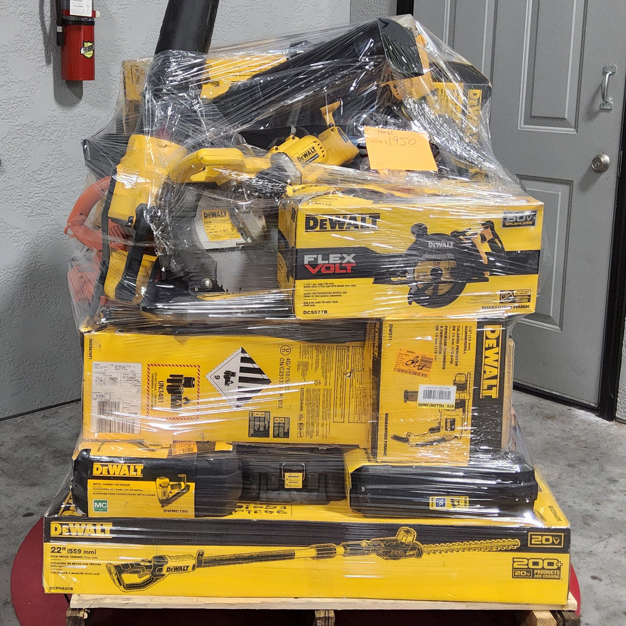 DeWalt Mix Pallet – Lot 330125