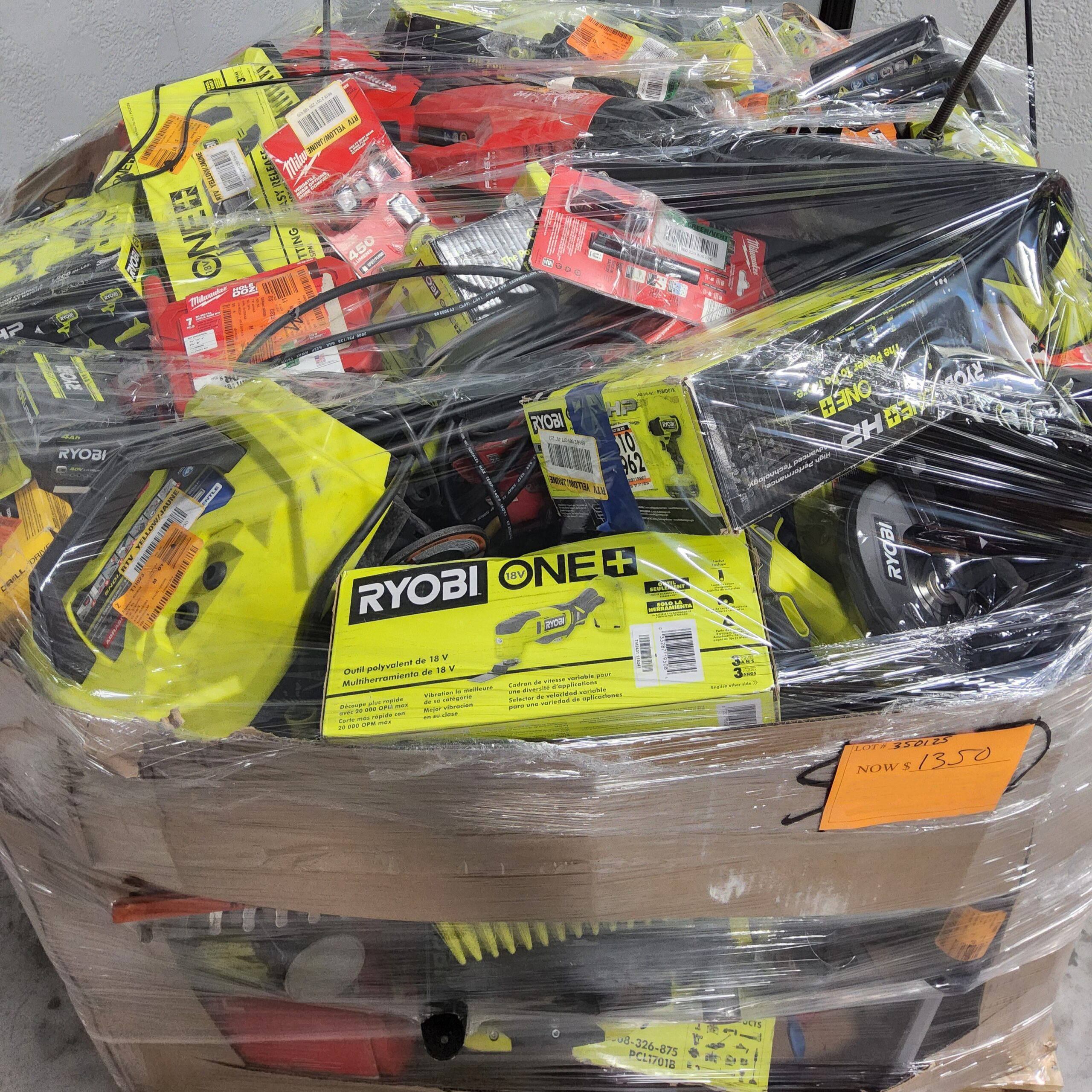 Mixed Tool Pallet – Lot 350125