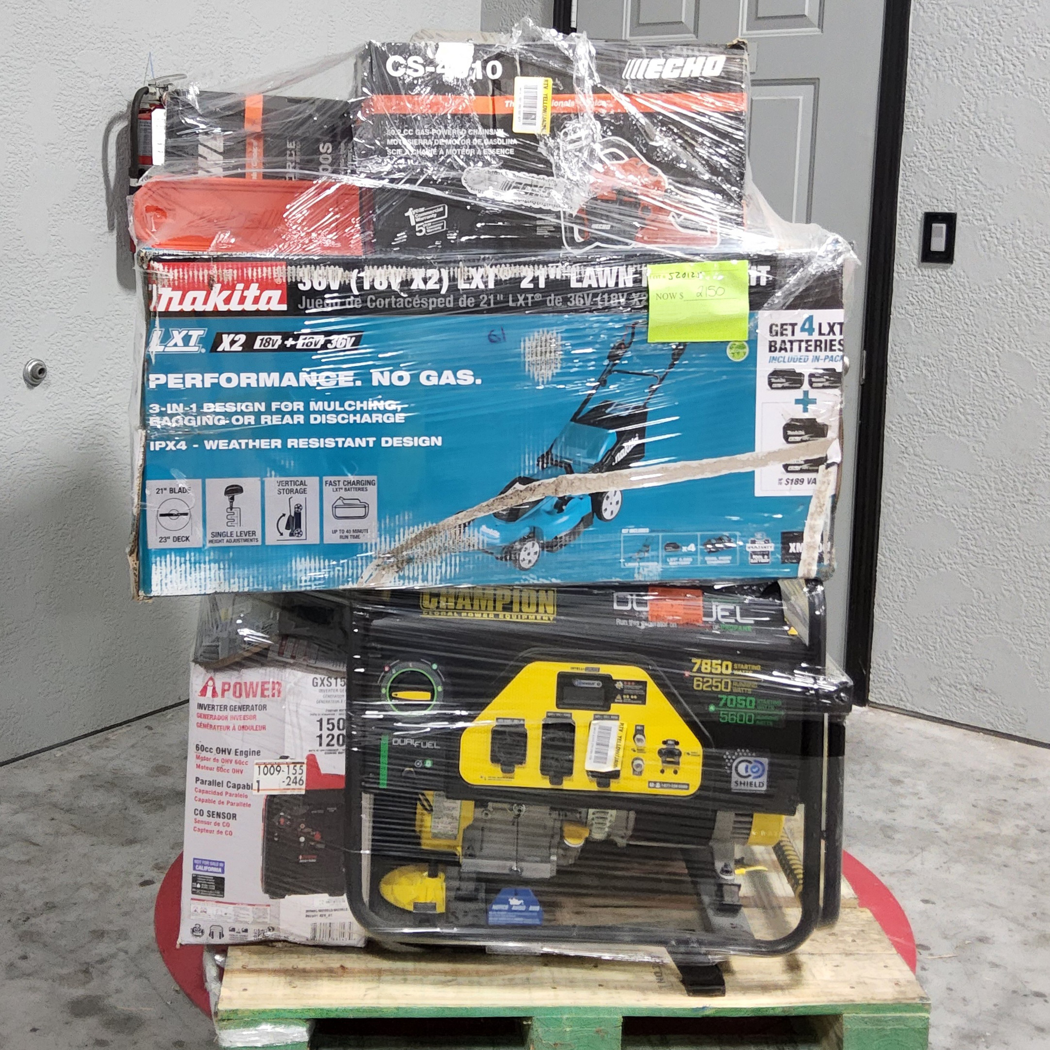Generators And More Pallet – Lot 520125