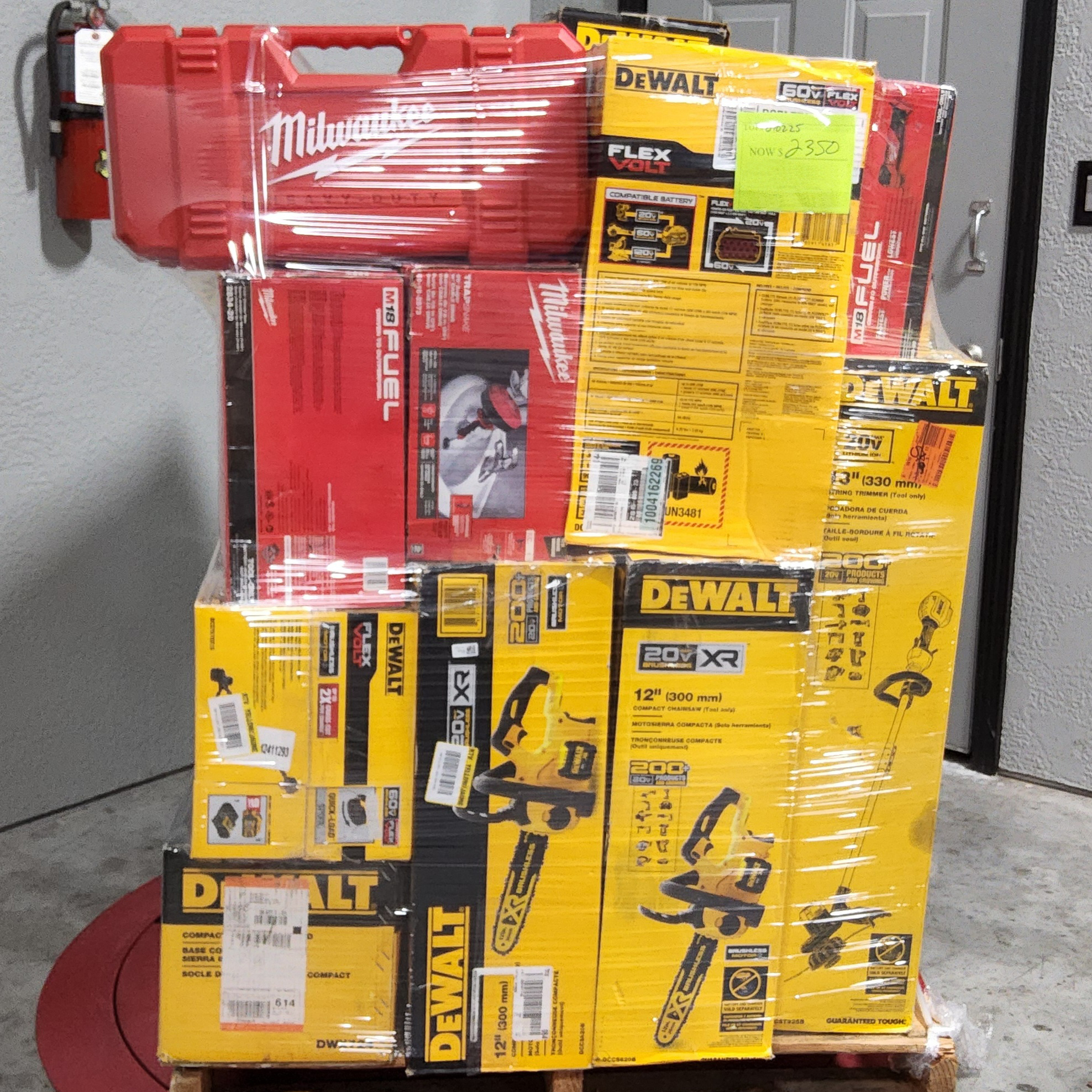 Milwaukee & DeWalt Pallet – Lot 070225