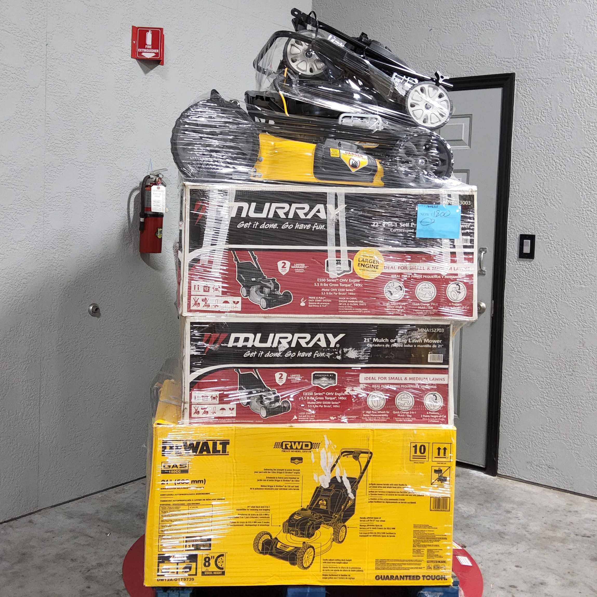 Lawn Mower Pallet – Lot 160225