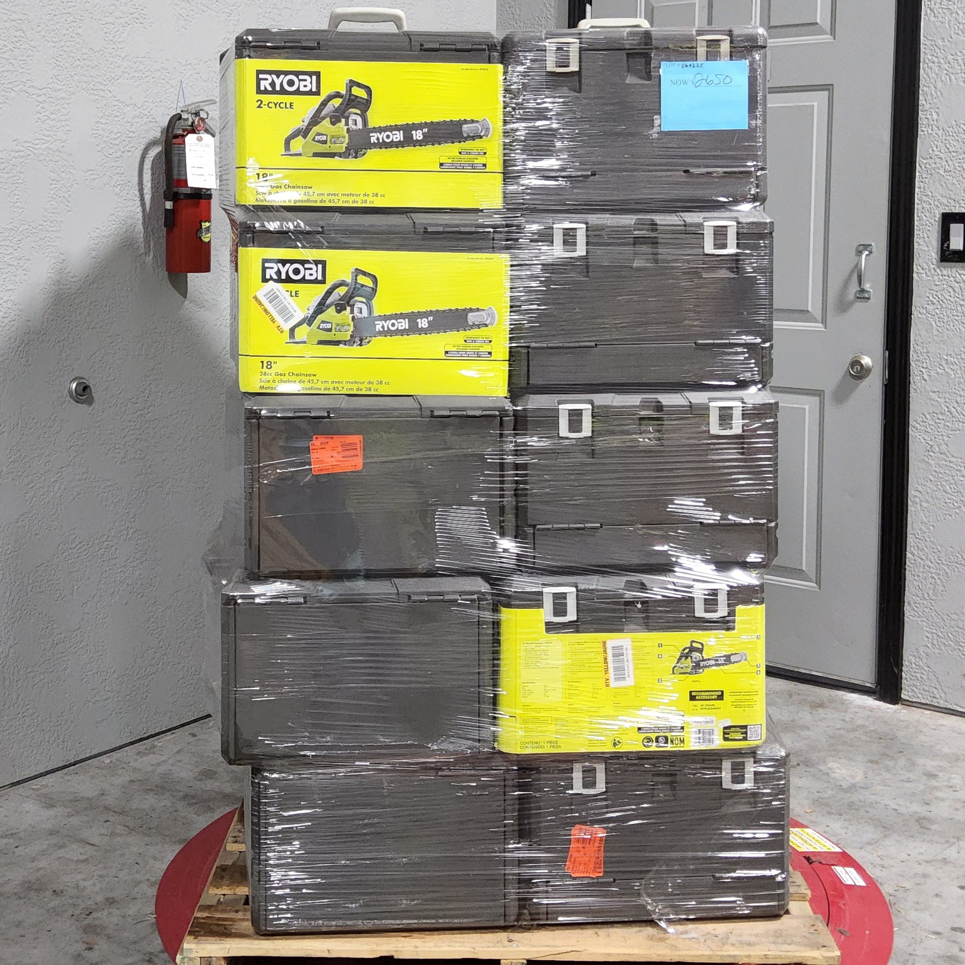 Ryobi Gas Chainsaw Pallet – Lot 060225