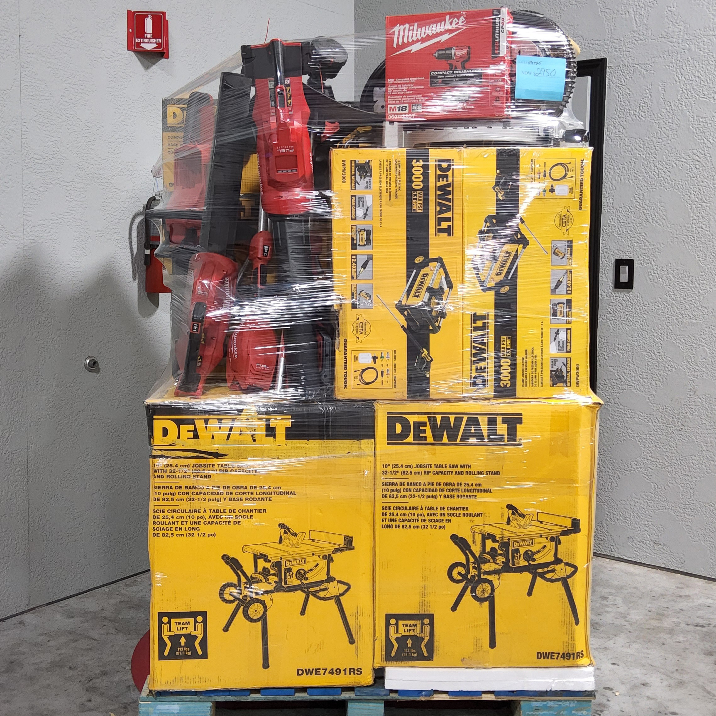 Milwaukee & DeWalt Pallet – Lot 090425