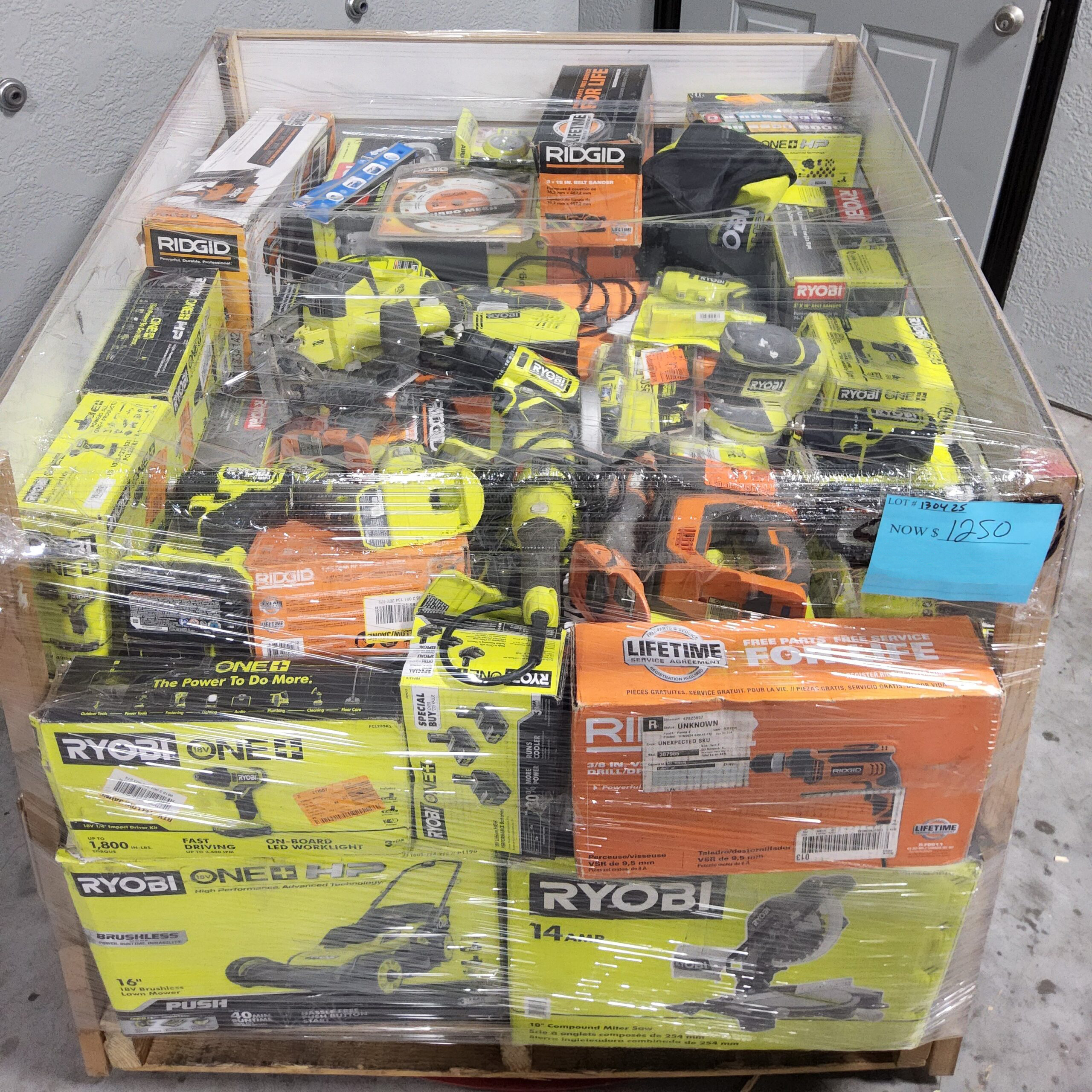 Mixed Tool Pallet – Lot 130425