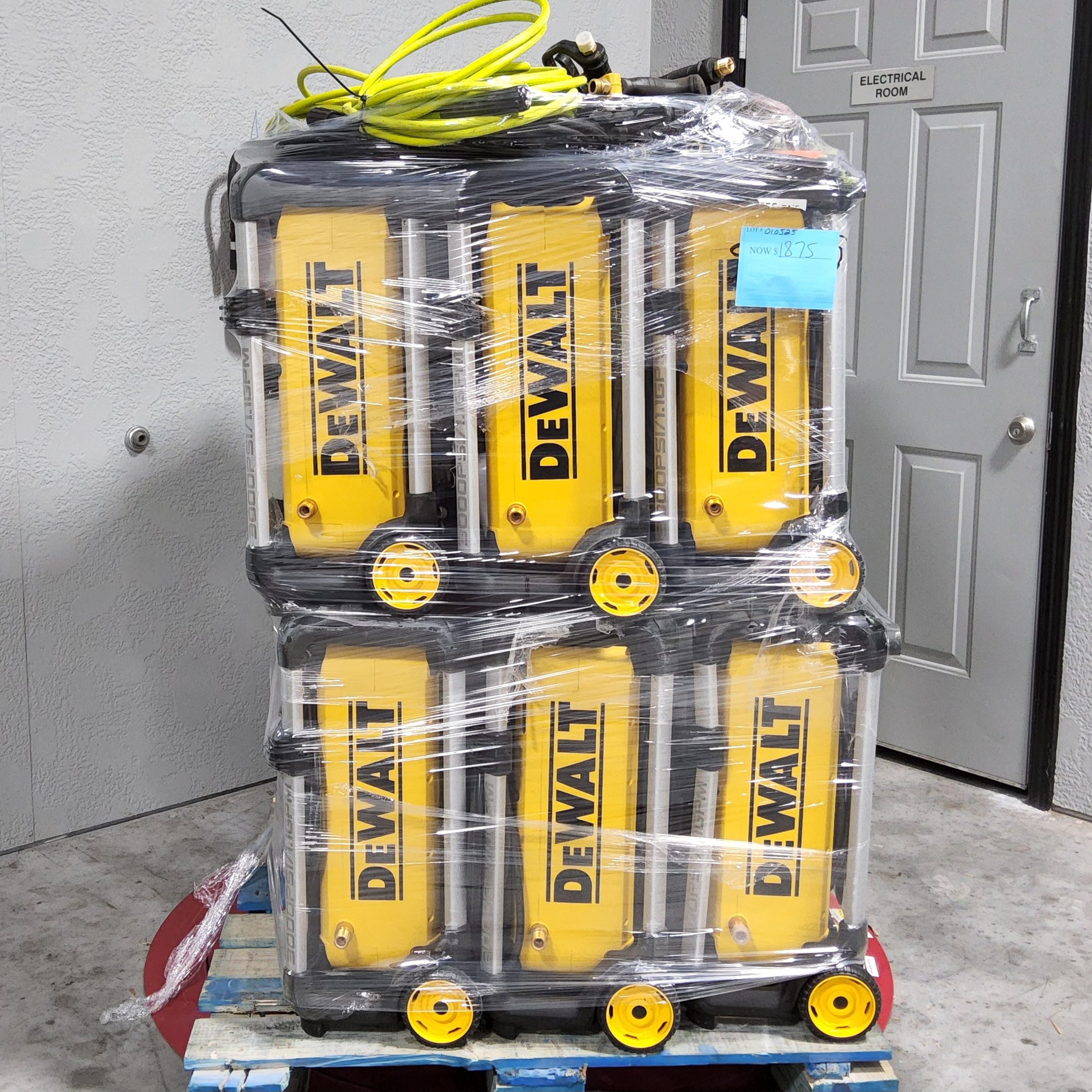 DeWalt Electric Pressure Washer Pallet – Lot 010525
