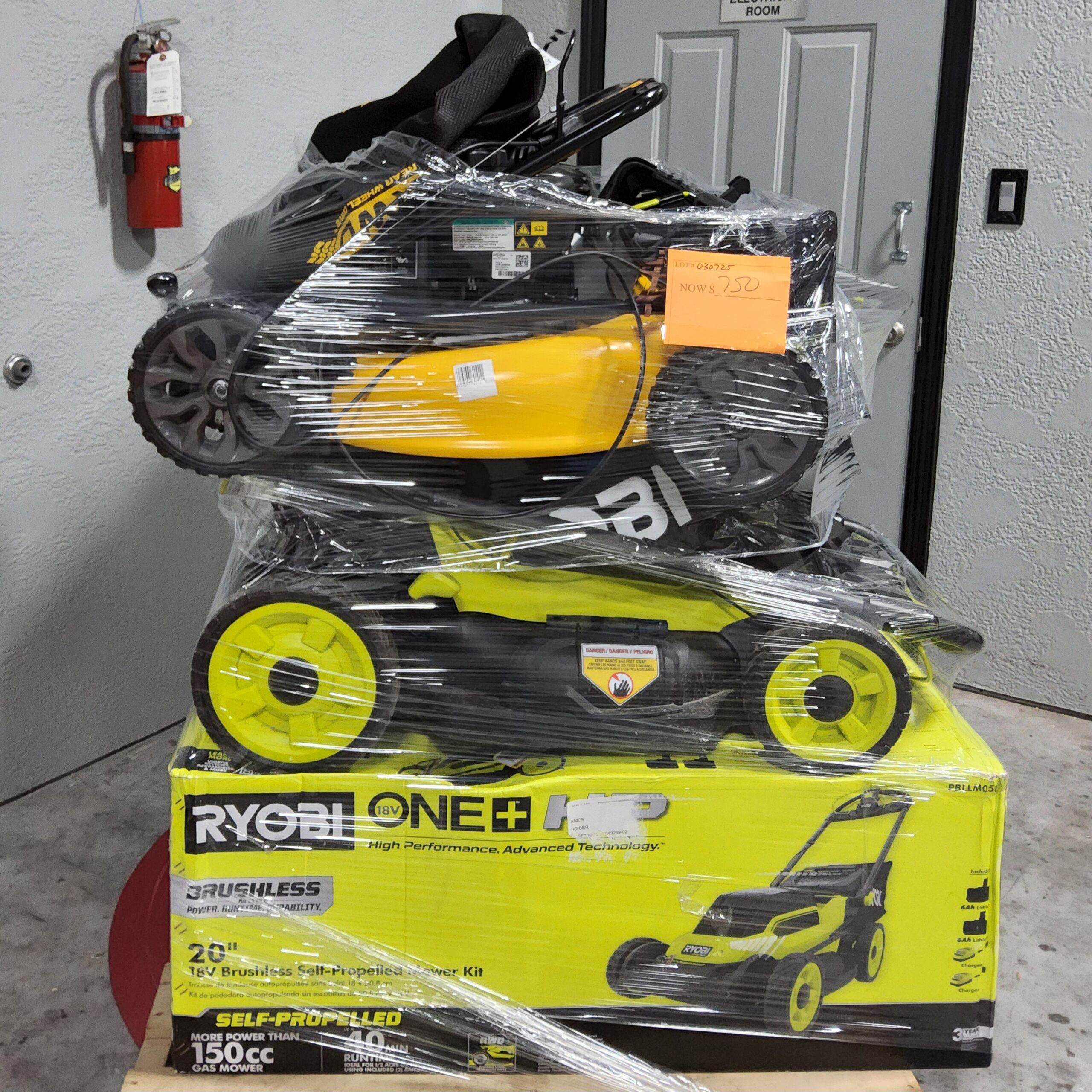 Mixed Mower Pallet – Lot 030725