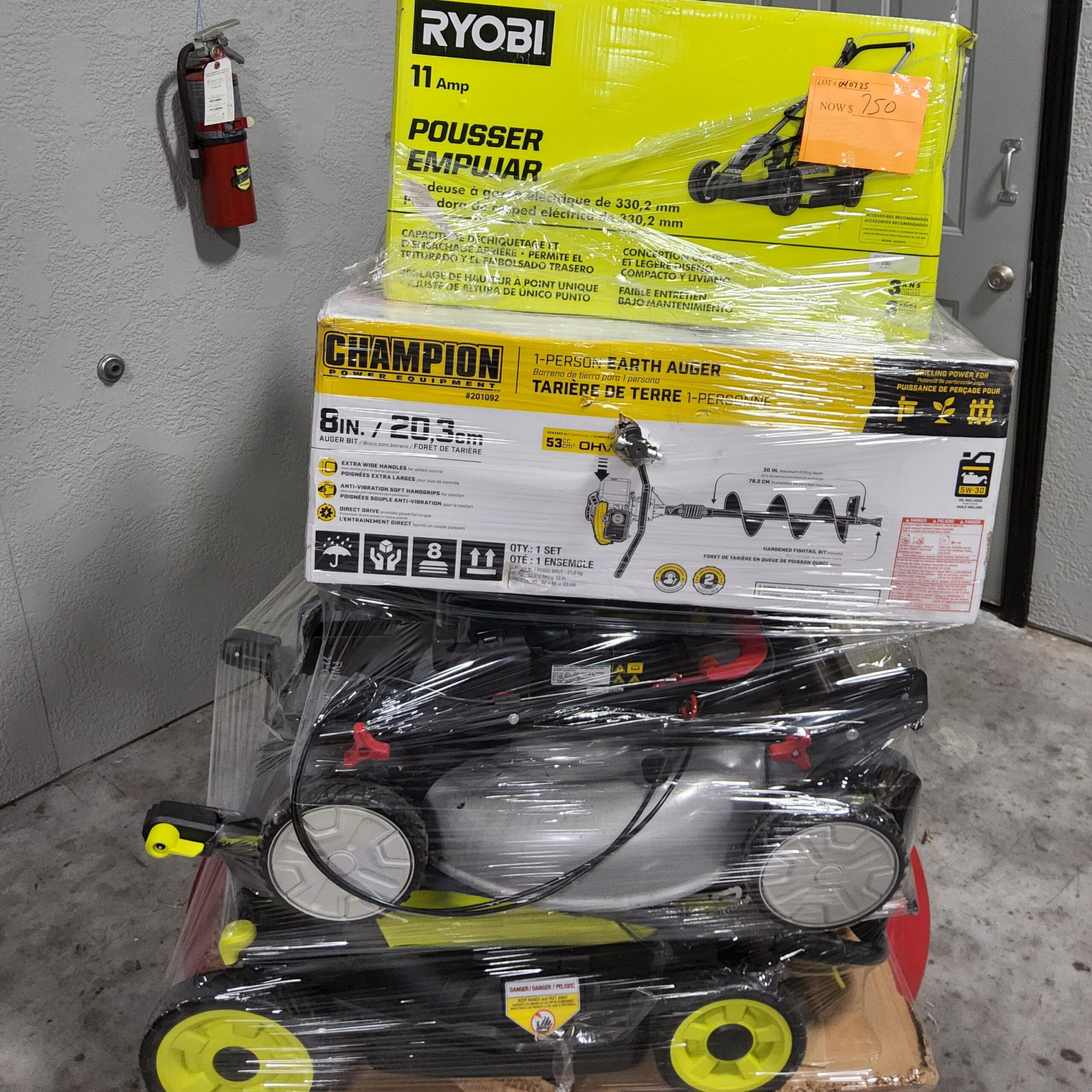 Mixed Mower Pallet – Lot 040725