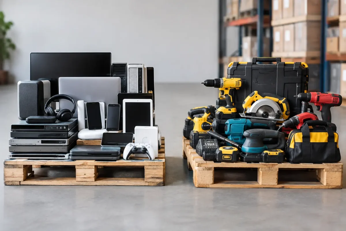 Electronics Pallets Versus Tool Pallets for Resale